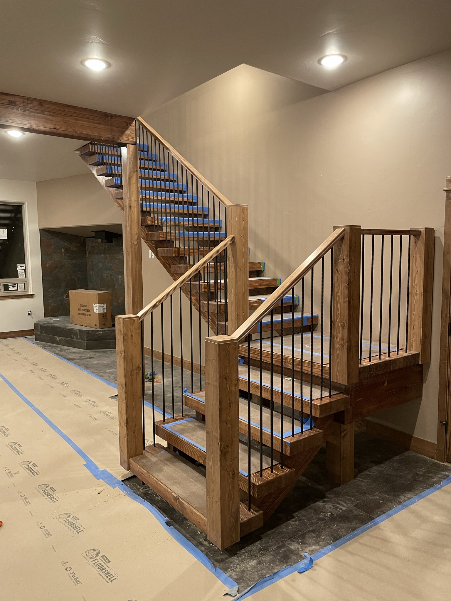 Another Custom Staircase - Milled and Installed by Finishing Touch